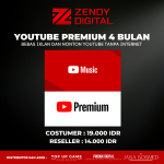 Youtube Premium 4 Bulan