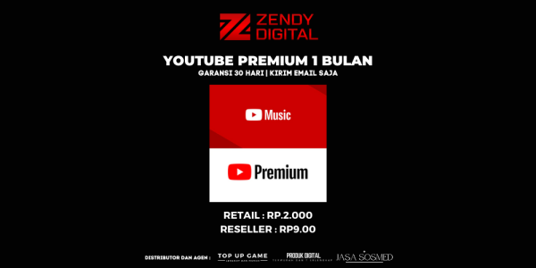Youtube Premium 1 Bulan Original
