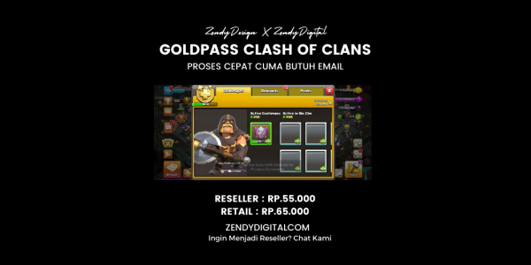 Goldpass atau Ticket Emas Clash Of Clans Terbaru