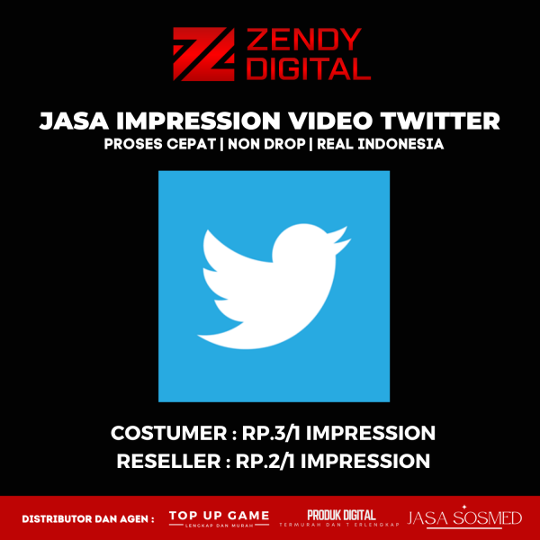 Jasa Impression Video Twitter